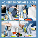Upgraded Kitchen, Larger Food Port, Food Slicer, Potato Fryer, Adjustable