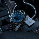Casio Illuminator Blue Dial Stainless Steel Watch